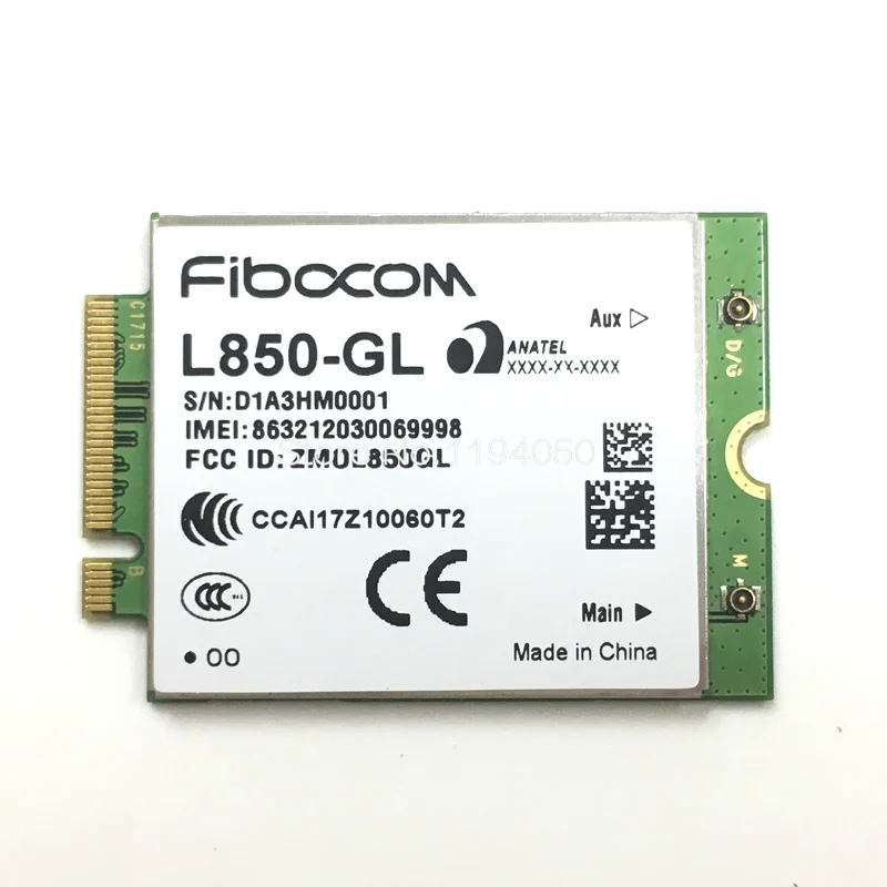 Fibocom L850-GL Full Netcom 4G Wireless Module Downstream 450Mbps Unicom 3g/4g Mobile 4g Telecom 4g