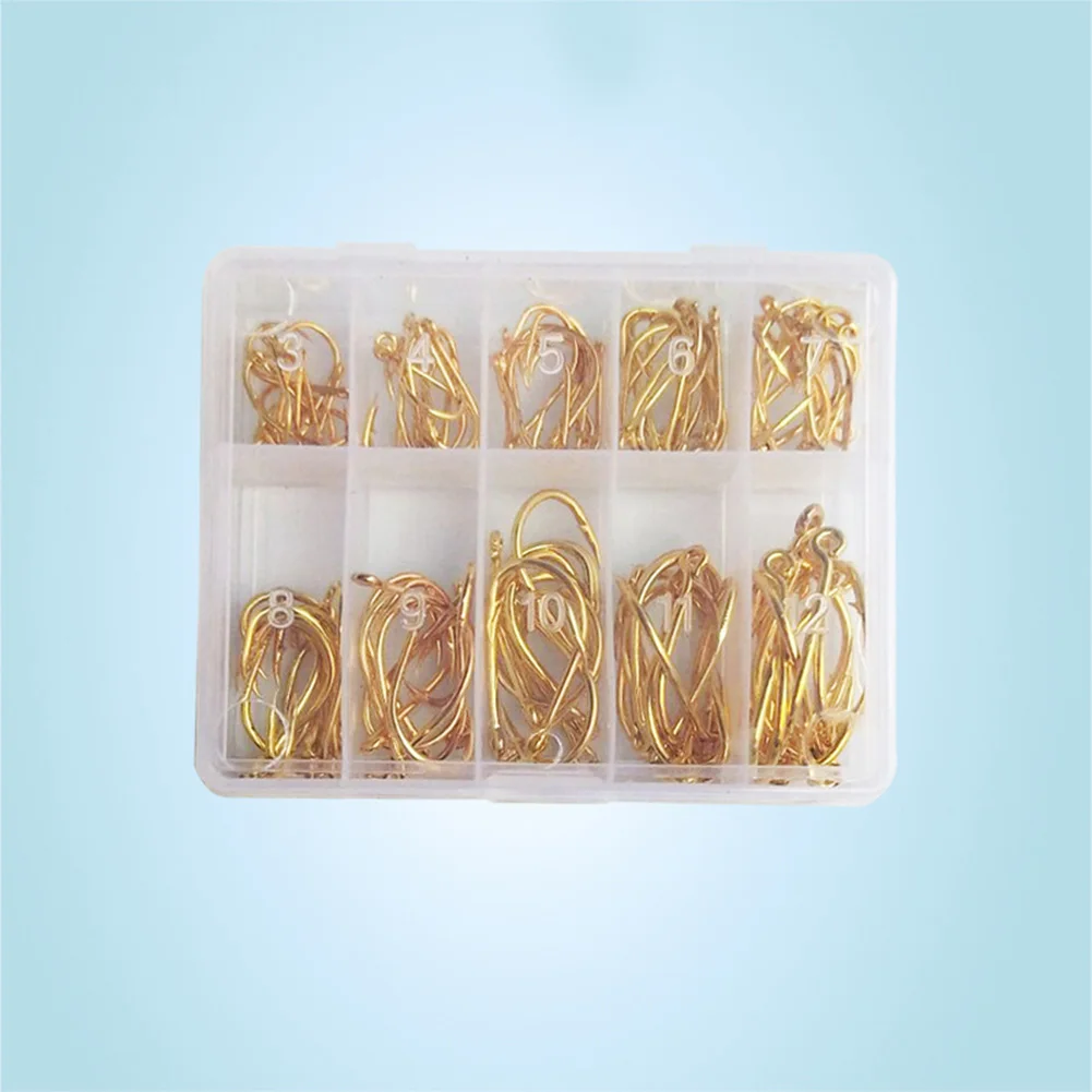 100 шт. для детей от 3 до 12 лет # углеродистая Сталь Fly Barb бронзовых морских