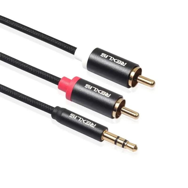 1 8 м 3 5 мм стерео папа 2 RCA Мужской Аудио кабель w/RCA конвертер XLR микрофоны смесители
