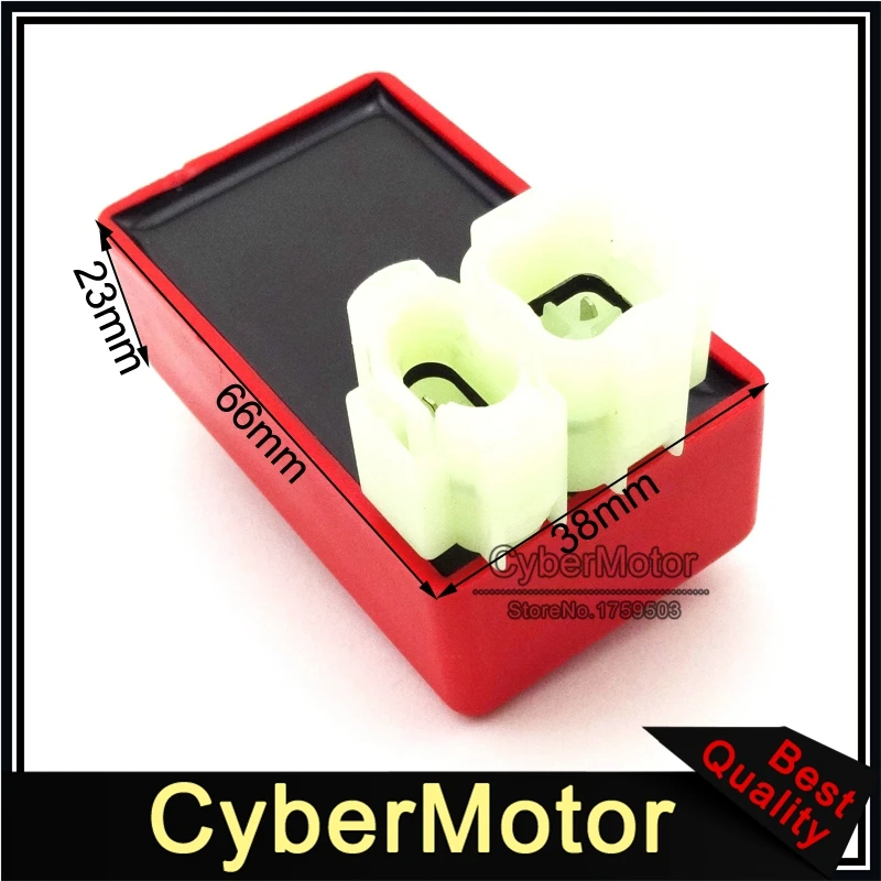 Красный 6 pin AC CDI Коробка зажигания для китайских двигателей GY6 50cc 125cc 150cc Мопед