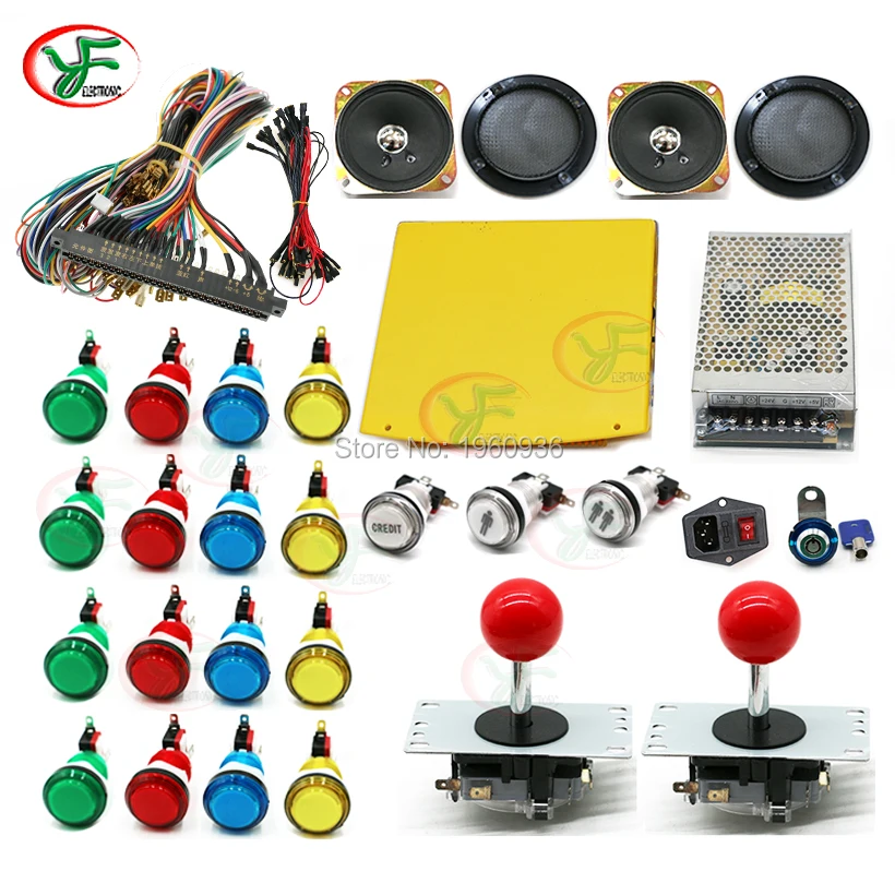 Pandora DIY аркадный шкаф набор картриджей Jamma мультиигровой 1299 /2600/ 3188 /2323 в игровой