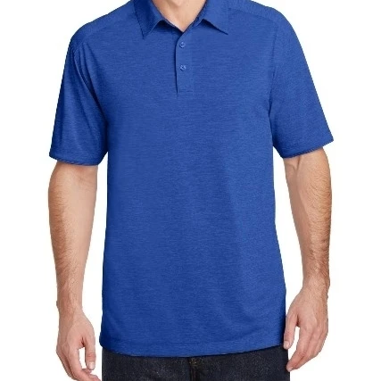 Порт Authority K574 Digi Heather Performance Polo True Royal Blue-маленький |