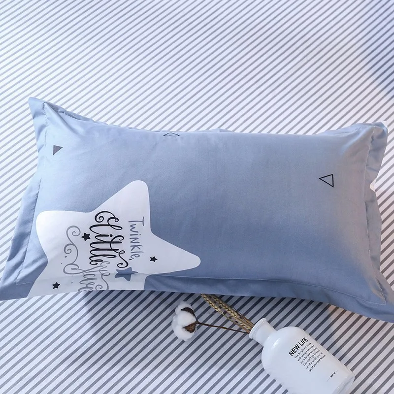 Домашний текстиль набор постельных принадлежностей с принтом Lucky Star 3/4 шт.