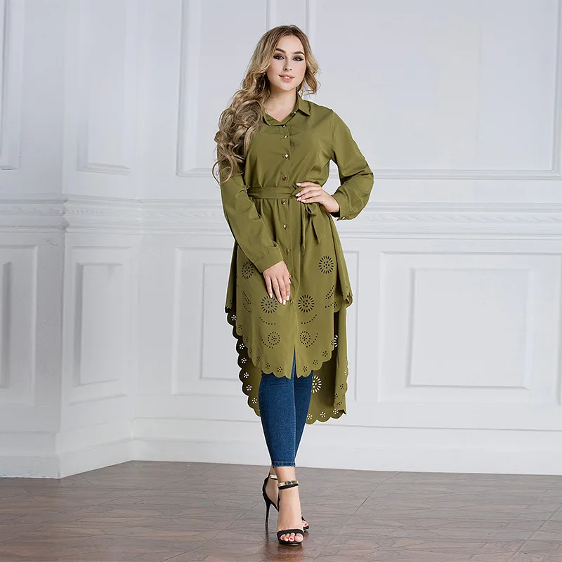 new women's clothing shirts long sleeve malaysia womens blouses plus size M-6XL SIZE 5207 | Женская одежда