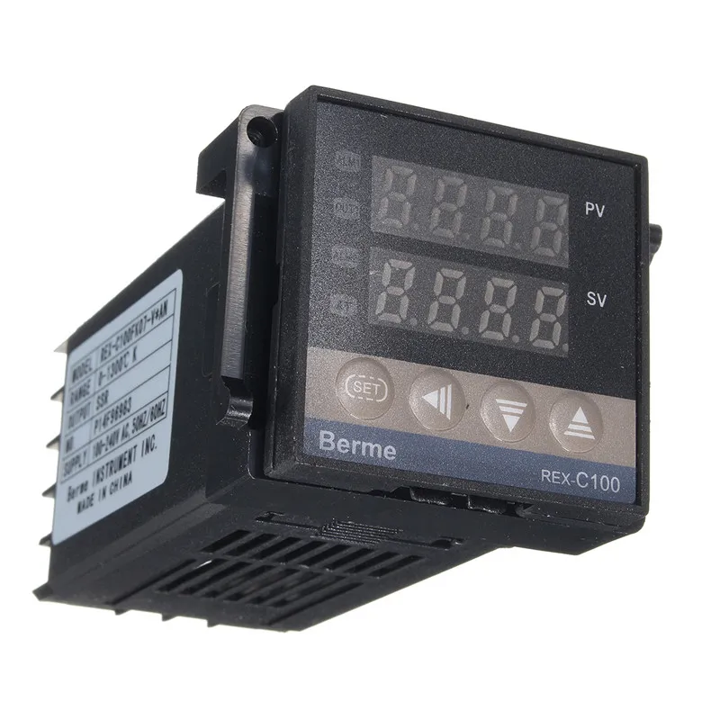 Сигнализация REX-C100 110 В до 240 В 0 до 1300 градусов цифровые PID наборы контроллеров температуры с датчиком типа K