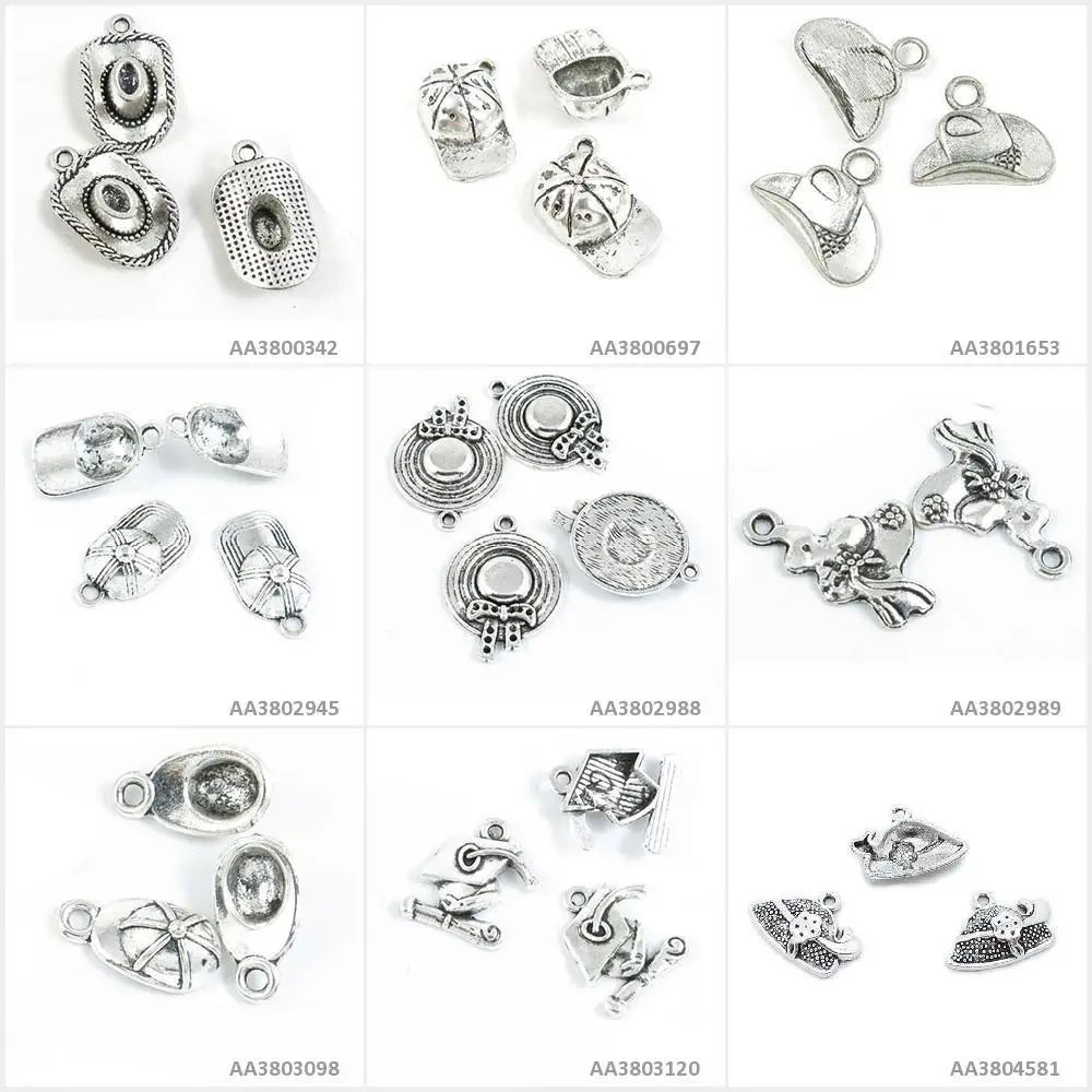 Античные серебряные тона Подвески для изготовления украшений Дамская