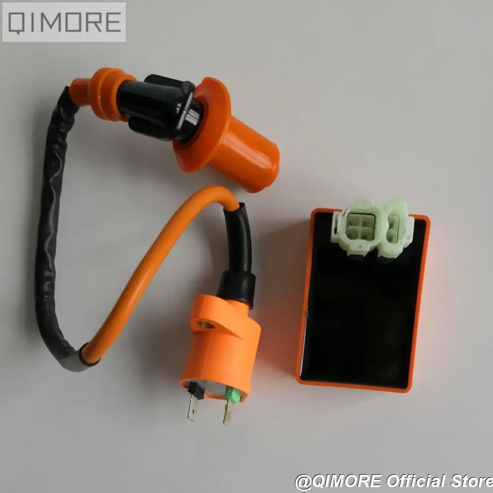 Производительность катушка зажигания и гонки DC fished CDI оранжевый для скутера