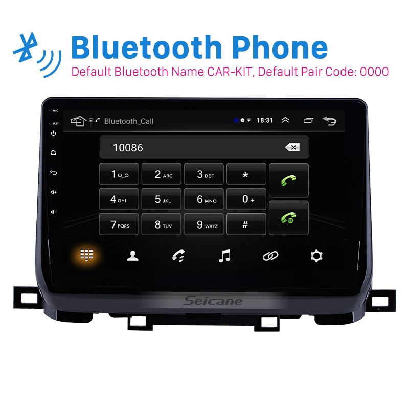 Seicane 10 1 дюймов Android 8 HD сенсорный экран автомобильное радио аудио GPS