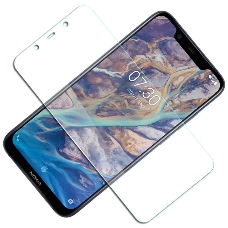 Закаленное стекло для Nokia 8 1 Plus X7 7 X6 2018 5 6 Защита экрана 3 пленка 9H Анти-взрыв |