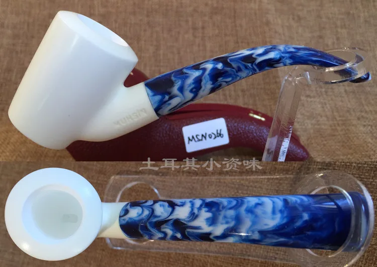MSN0279 лучший блок индейки Meerschaum сепиолит трубы от Muhsin Erdogan ручной резной маленький