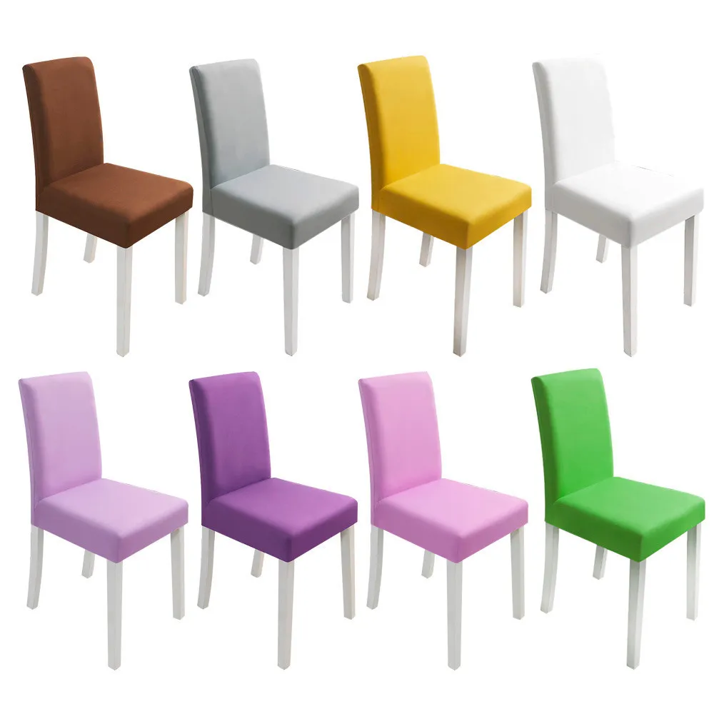 

2019 Universal Chair Cover Wedding Chair Cover Logistics Tracking Chair Cover Seat 95% Polyester 5% Spandex Free Shipping
