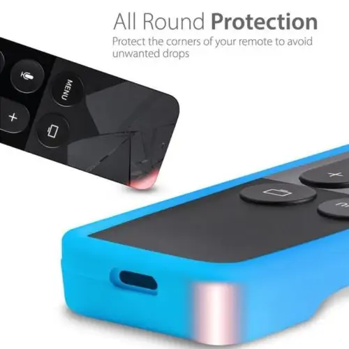 Силиконовый мягкий защитный чехол из кожи для хранения Apple TV 4K 4th Gen|Коробки и