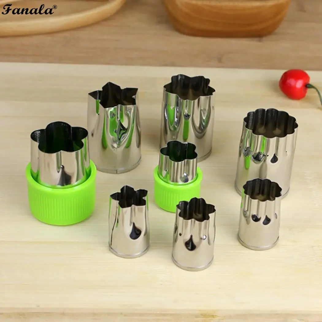 New Kitchen Stainless Steel Fruit Vegetable Cutting Mold Daily Useful As the picture shown Cooking Tools | Дом и сад