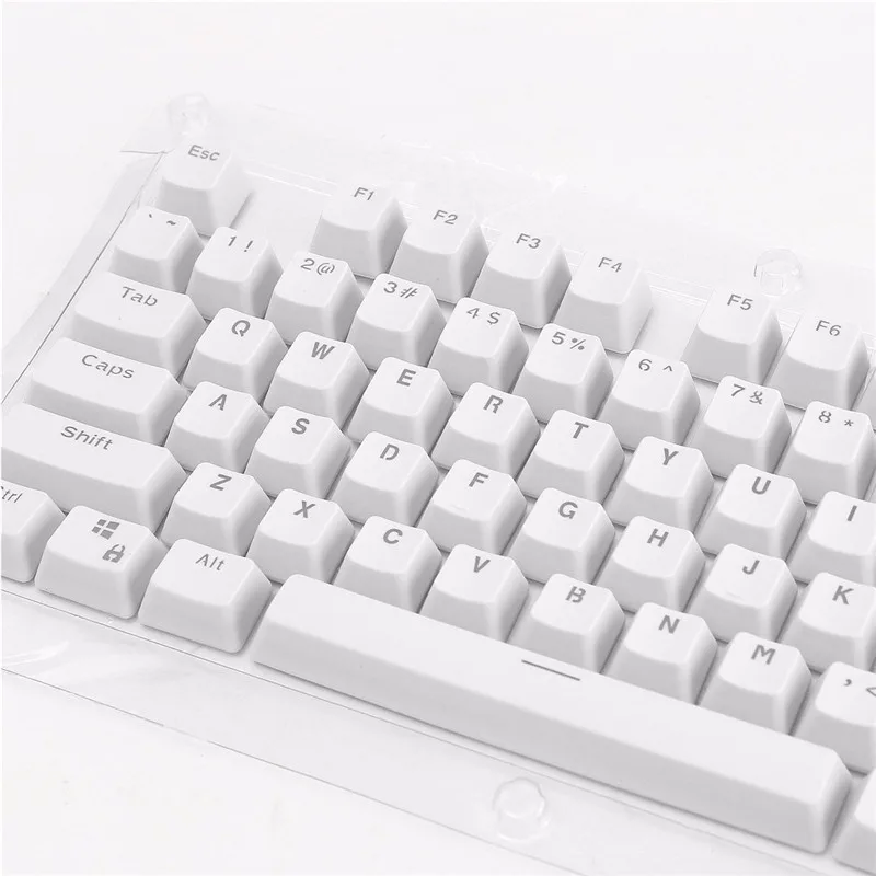 High Quality White 106 Keys Backlit Keycap Top Printed Backlight Key Cap For Gaming Mechanical Keyboard PC | Компьютеры и офис