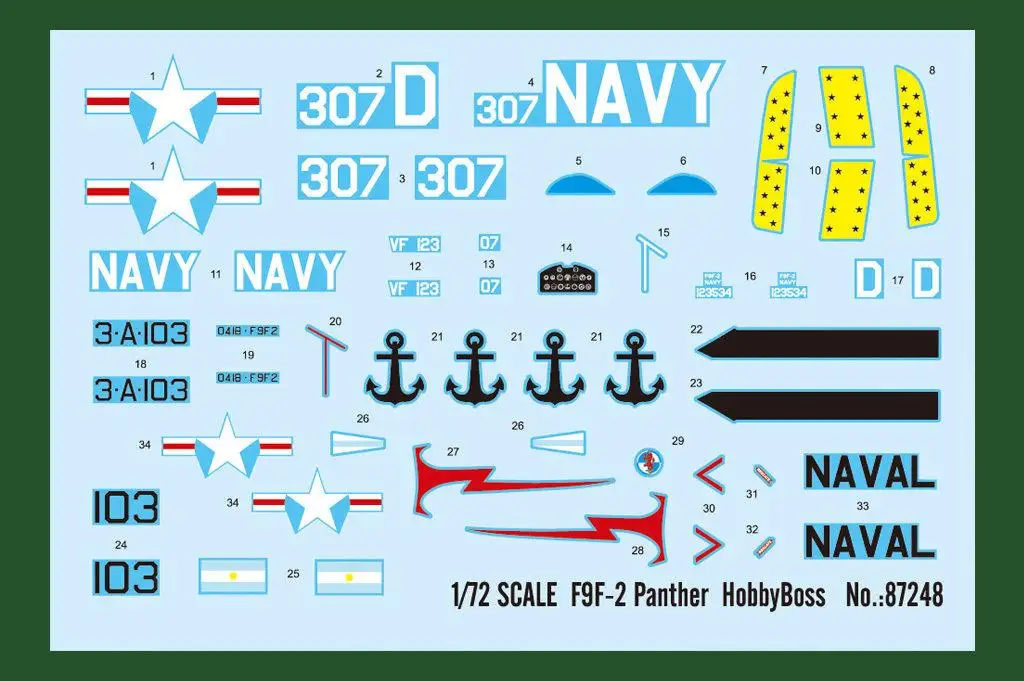Hobbyboss 1/72 87248 F9F 2 модель пантера комплект|Наборы для сборки моделей| |
