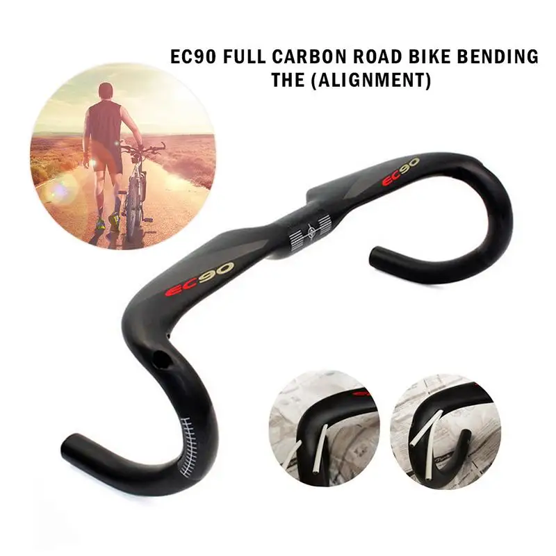 EC90 полное углеродное волокно руль для велосипеда дорожного выноса ручка игры UD