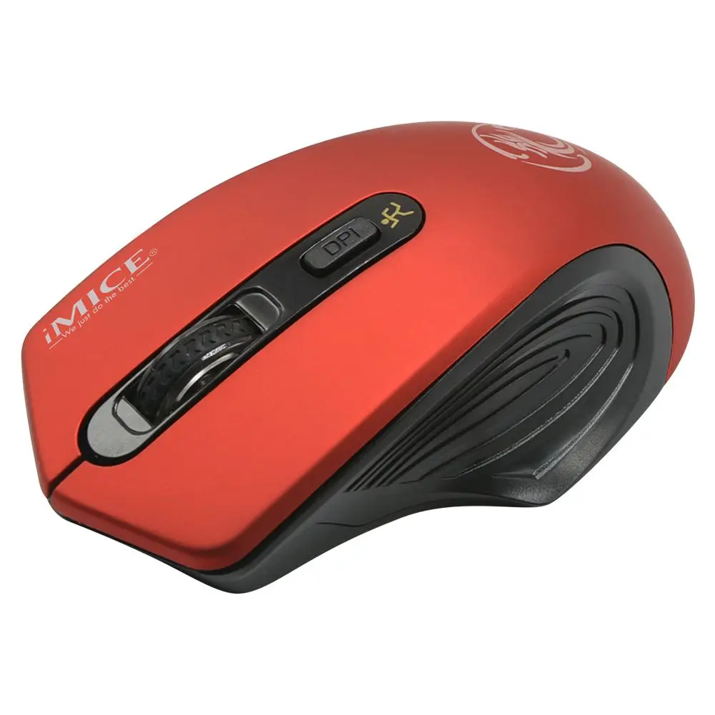 imice Wireless Mouse 4 Buttons 1600DPI 2.4G Optical Energy Saving Mice For Laptop PC Computer | Компьютеры и офис