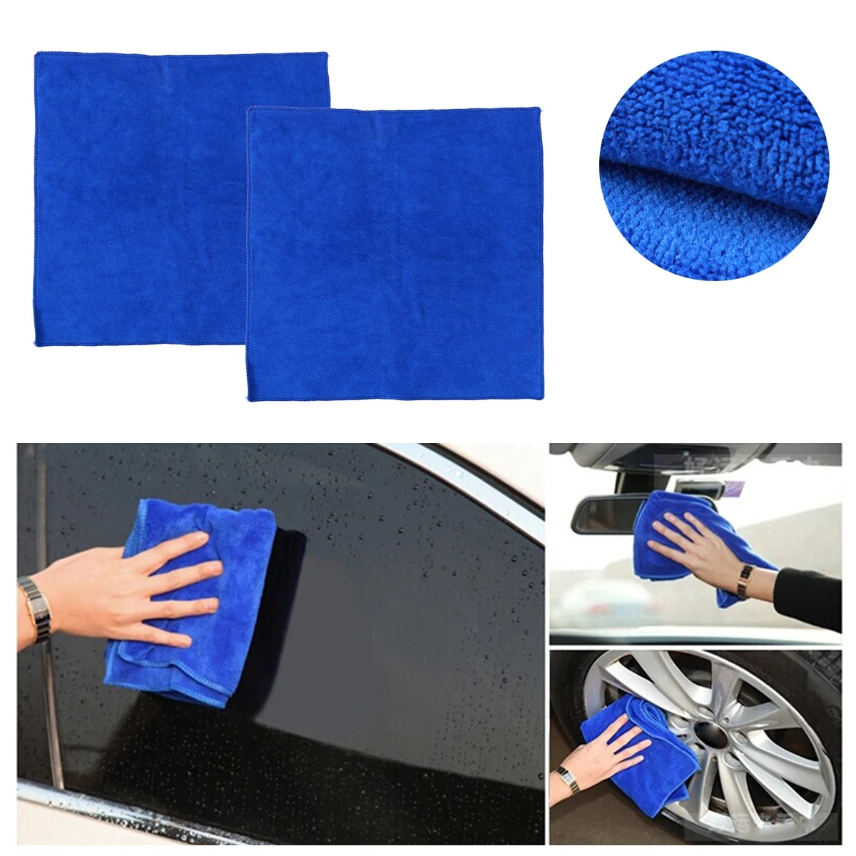 20 шт. Авто быстросохнущая ткань полотенца микрофибры очистки Nano Duster воск