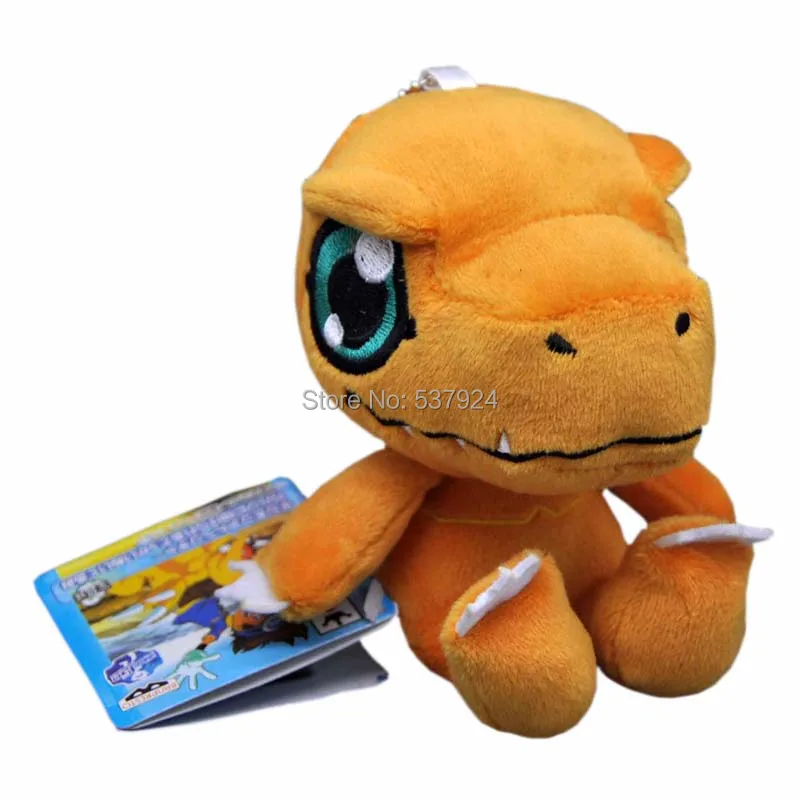 Новый 20 шт. Digimon Agumon Gabumon Gomamon Biyomon Palmon Patamon Tailmon 3 5 &quot от 9 до 14 см Брелок плюшевая