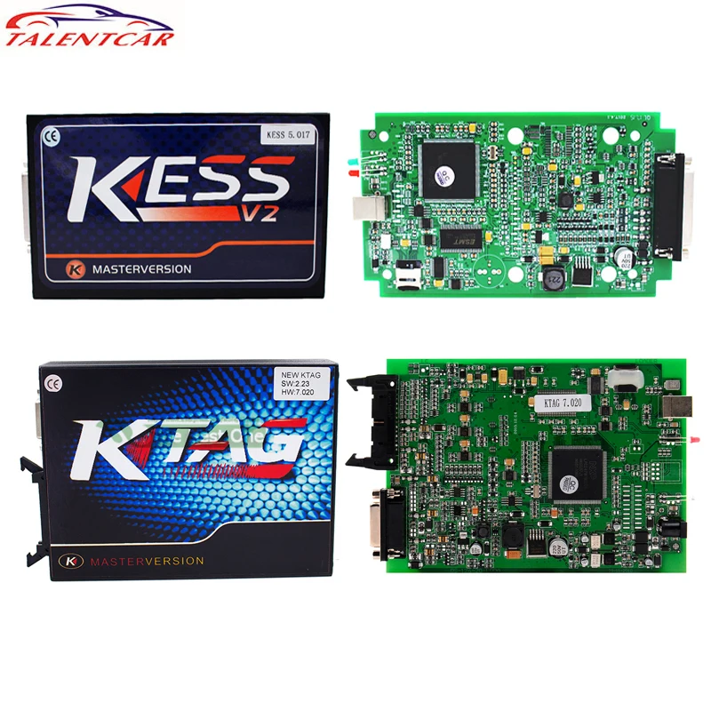 ЭБУ программный чип V5.017 красный интернет версия KESS V2 5017 KTAG V7.022 V2.23 K TAG 7 02 ЕС OBD2