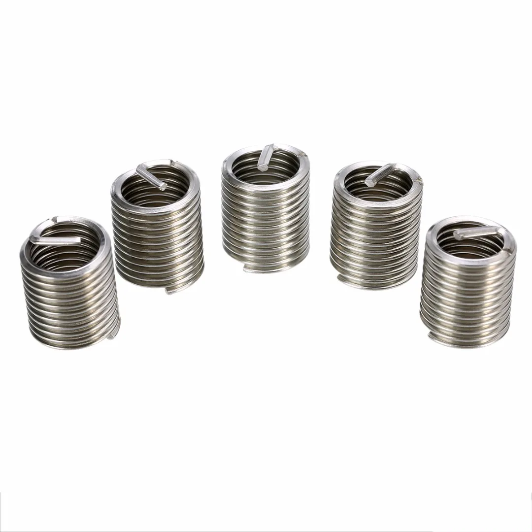 Newest 60Pcs Silver M3 M12 Thread Repair Insert Kit Set Stainless Steel For Hardware Tools for Helicoil Tools|Наборы ручных