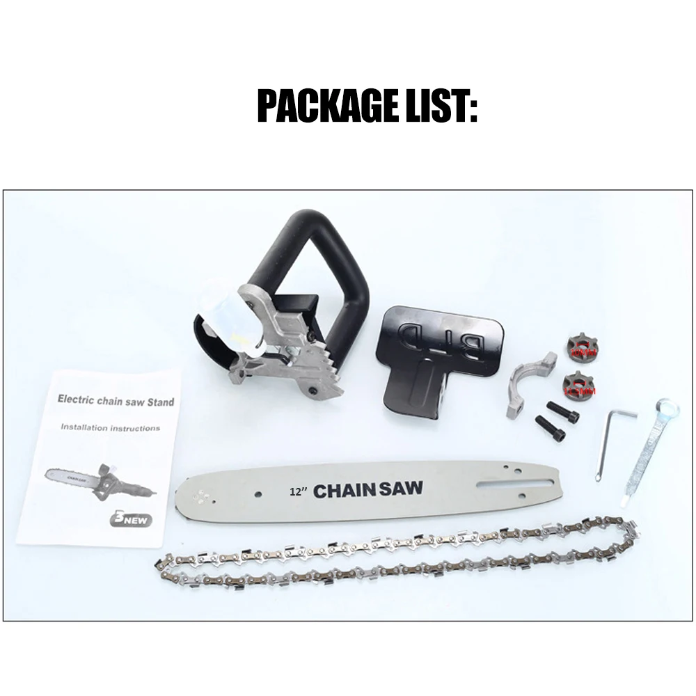 Обновленная электрическая пила DIY преобразователь цепная кронштейн для дерева