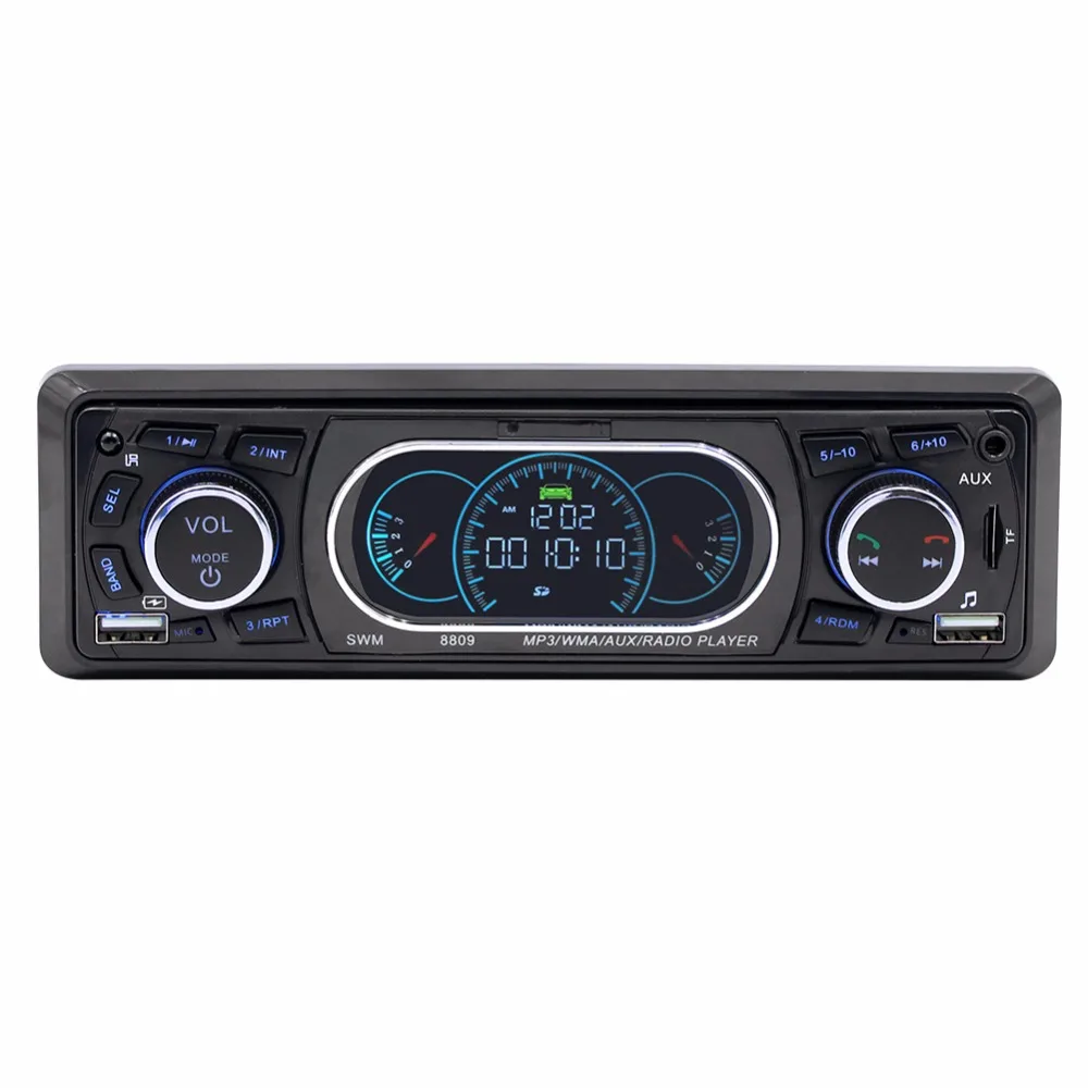 Автомобильное радио 4 '཈ V 4x60 W MP3 плеер Bluetooth USB TF AUX FM один 1 Din автомобильный