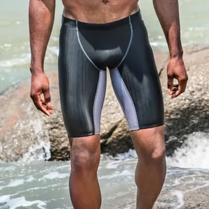 Купальник мужской из лайкры, с защитой от солнца, для тренировок