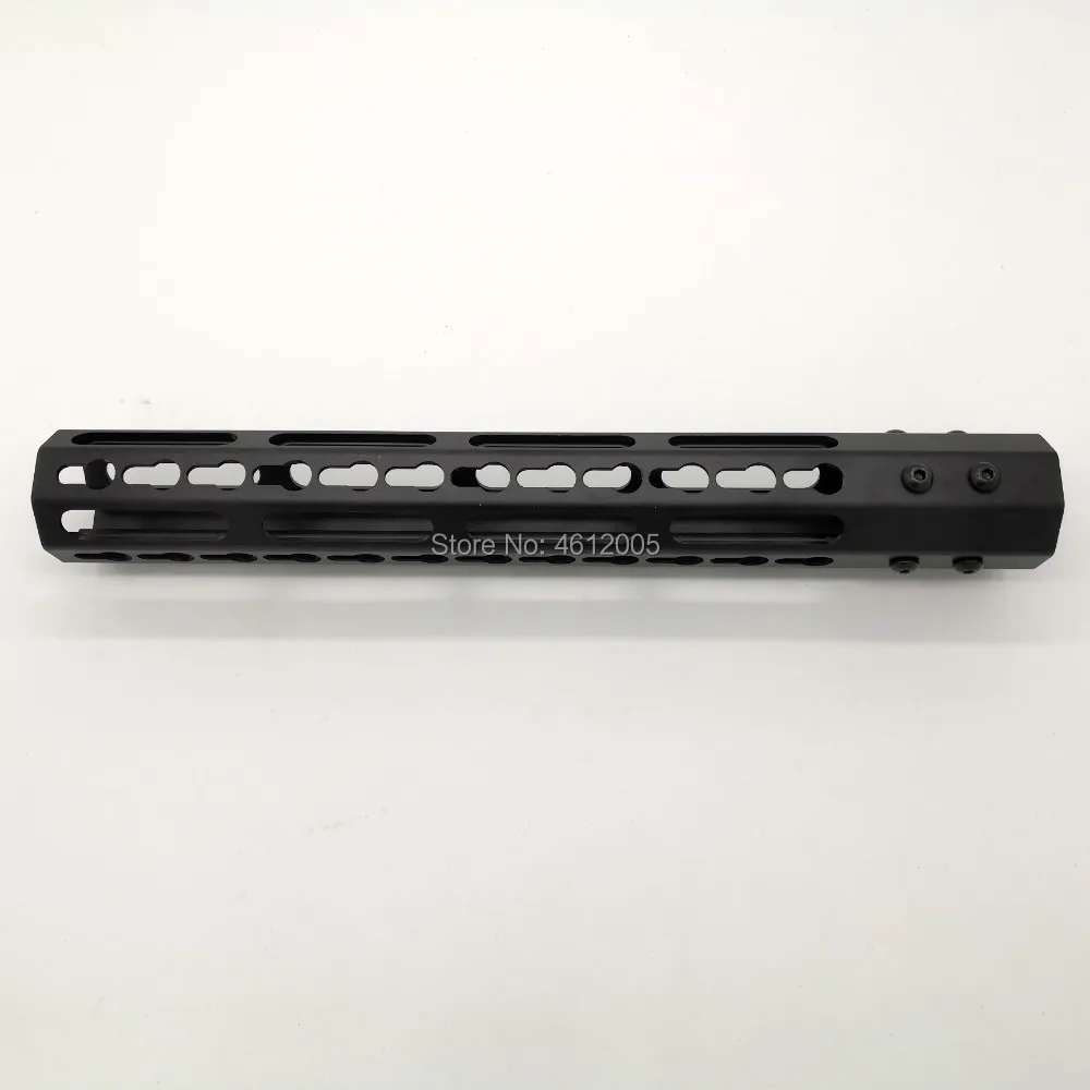 12 дюймов keymod трубчатое цевье Super Slim ar 15 Handguard Quad Rail W/гайка для M4 M16|Кронштейны и