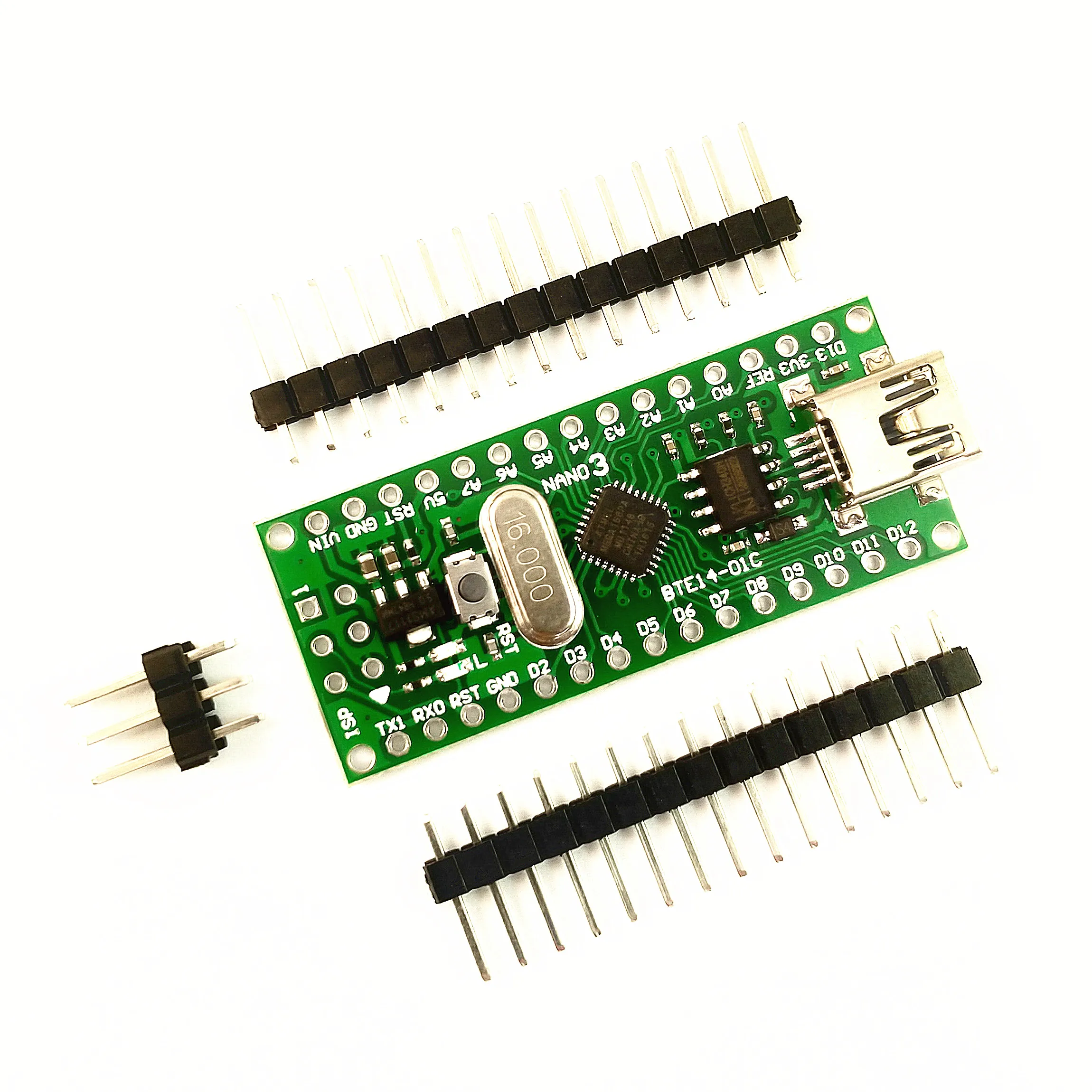 Плата интерфейса Nano V3.0 3 0 ATmega168 CH340N CH340 Mini USB UART модуль микроконтроллера для 5