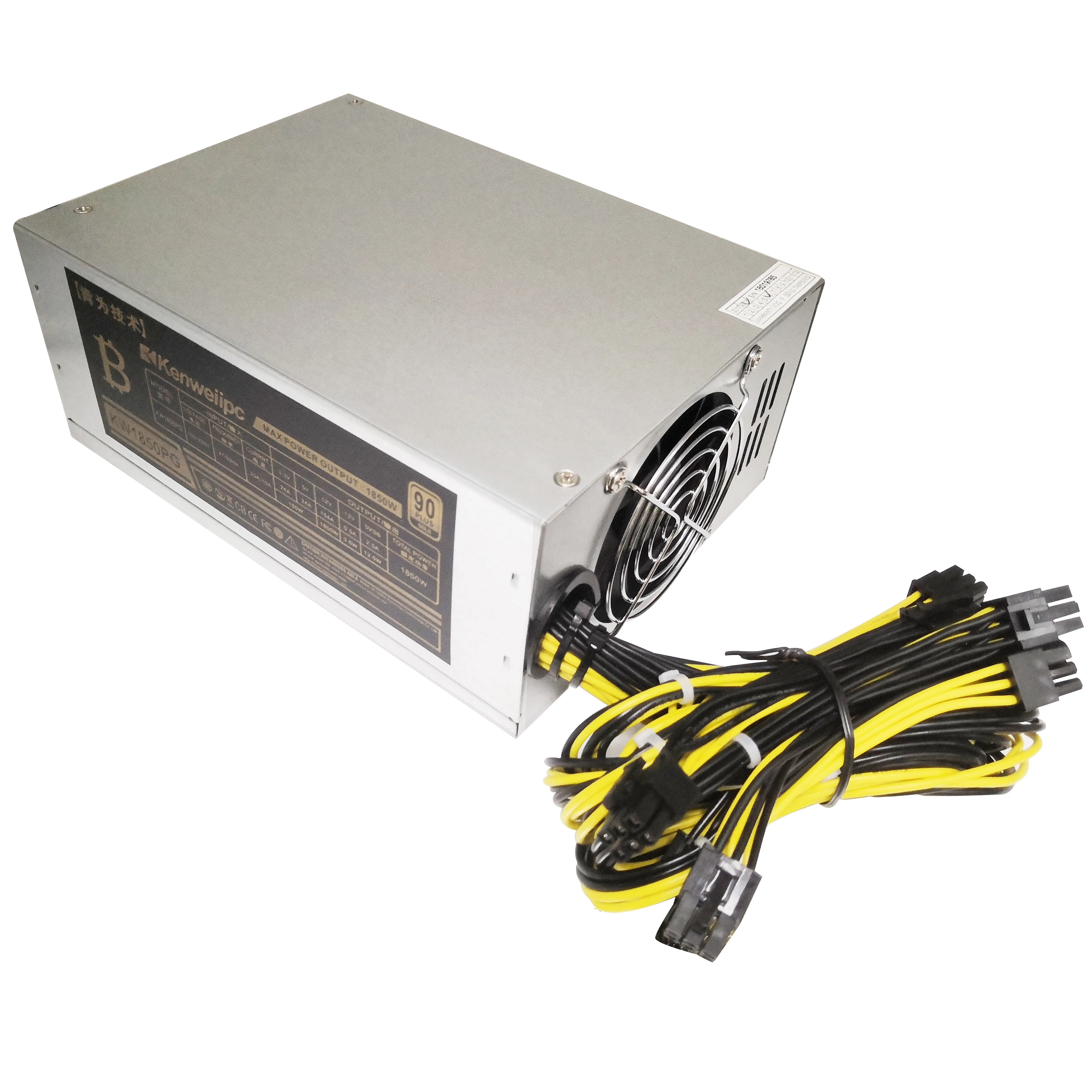 Высокоэффективный блок питания 1800 Вт 6PIN * 10 с поддержкой antminer S9 T9 A7 D3 L3 BTC для