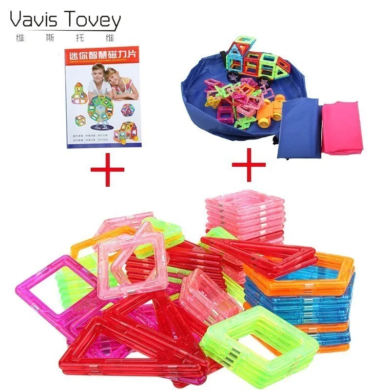 Vavis тови мини 3D DIY детские игрушки образовательные магнитные блоки модели