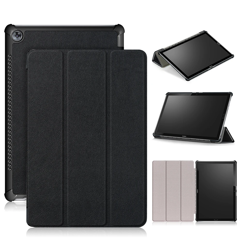 Ultra Slim Case For Huawei MediaPad M5 lite 10 BAH2-W19/L09/W09 10.1&quotTablet PC stand cover for huawei mediapad case | Компьютеры и
