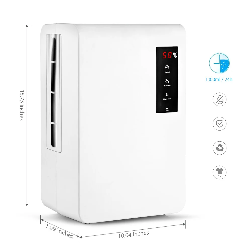 AX3 3L Ёмкость Портативный Электрический Осушитель воздуха с светодиодный