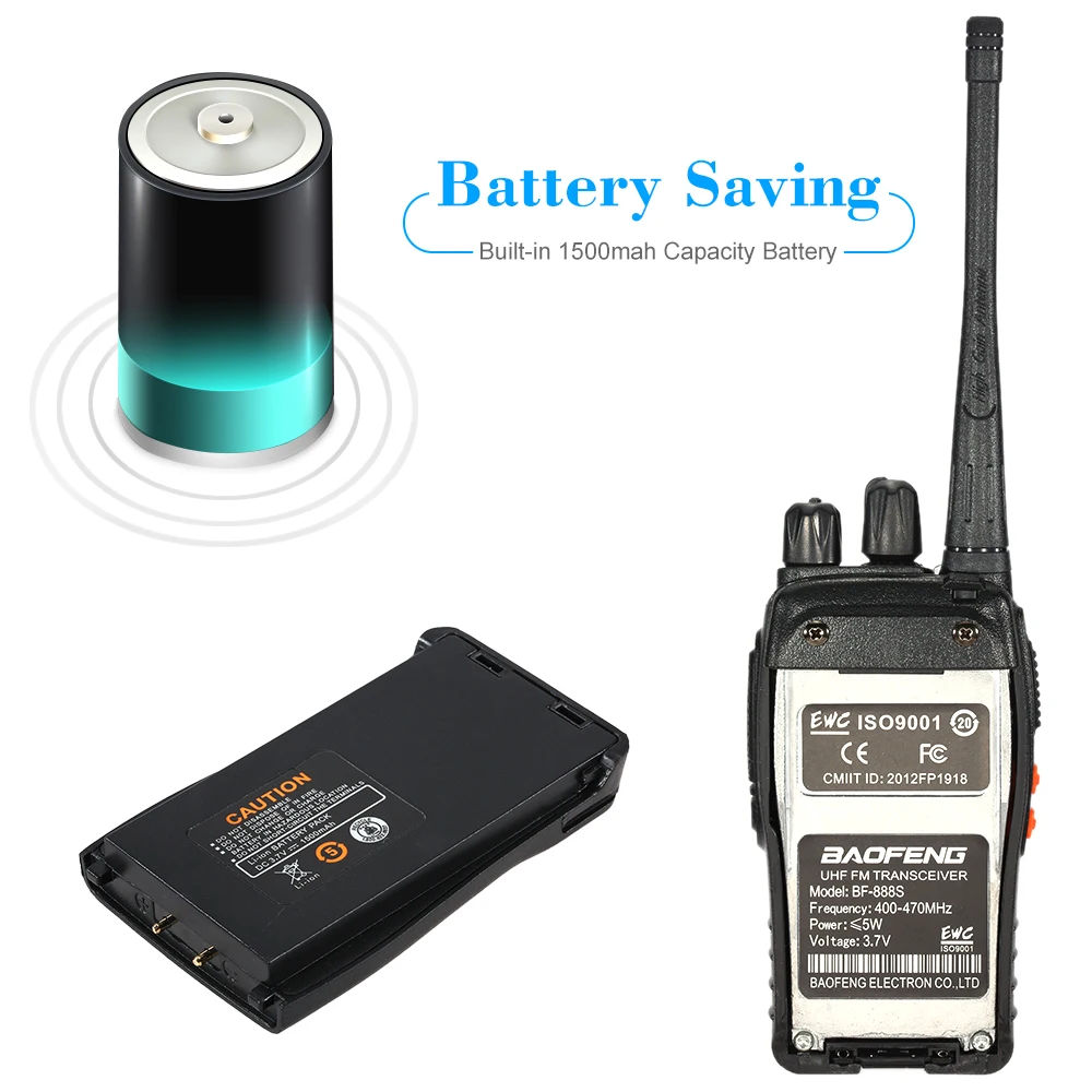 1/2 шт BaoFeng®16CH FM UHF 400-470 МГц Talkie “иди и болтай Walkie трансивер 2-передающая радиоустановка Портативный ручной переговорные фонарик