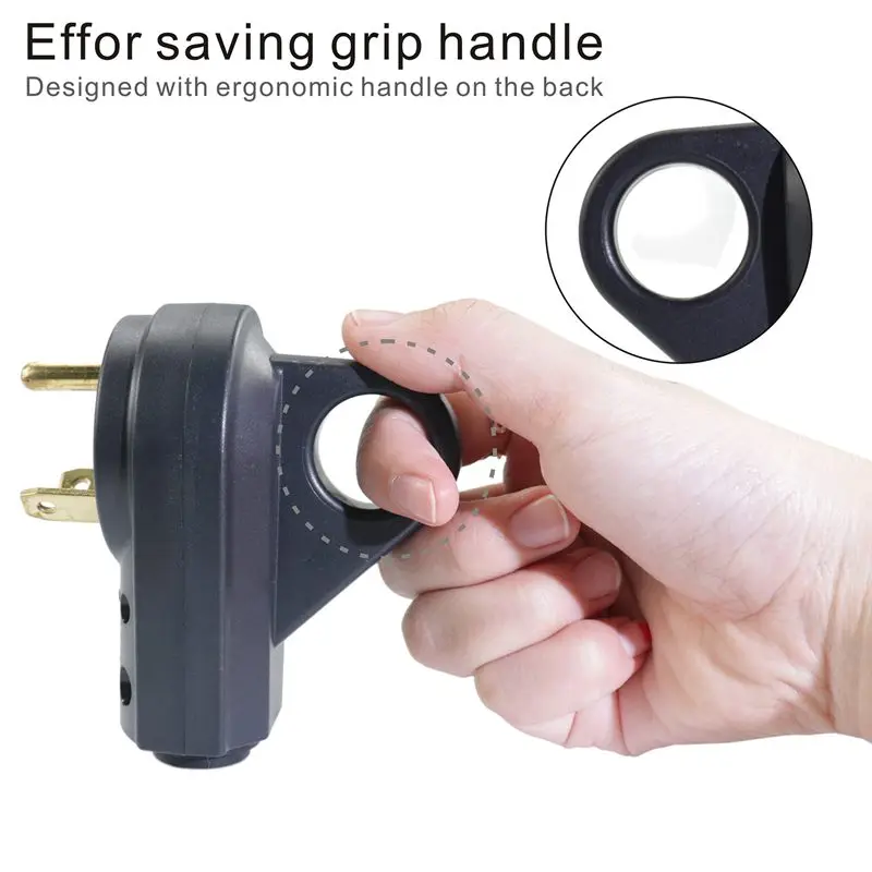 30 Amp Rv Замена штепсельной вилки с легким отключением|Детали и аксессуары для дома