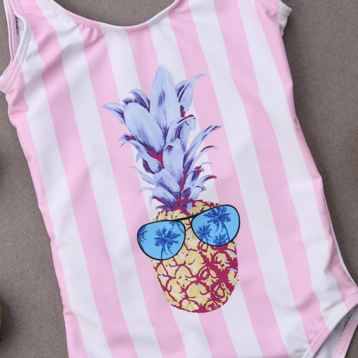 2019 Семейные одинаковые купальники милый женский слитный купальник для матери и