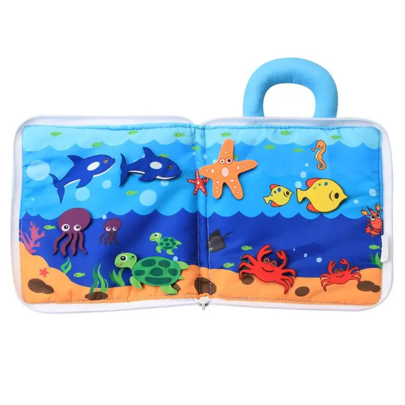 Тканевая 3d книга Игрушки для раннего развития сенсорные и чувствительные