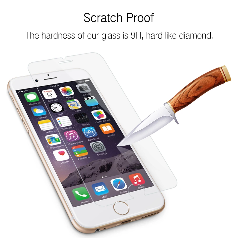 Для iphone 7 стекло на Iphone 8 X Xs Max Xr Защитное для 6 Plus 6s Защита экрана Se 5 5s закаленное |