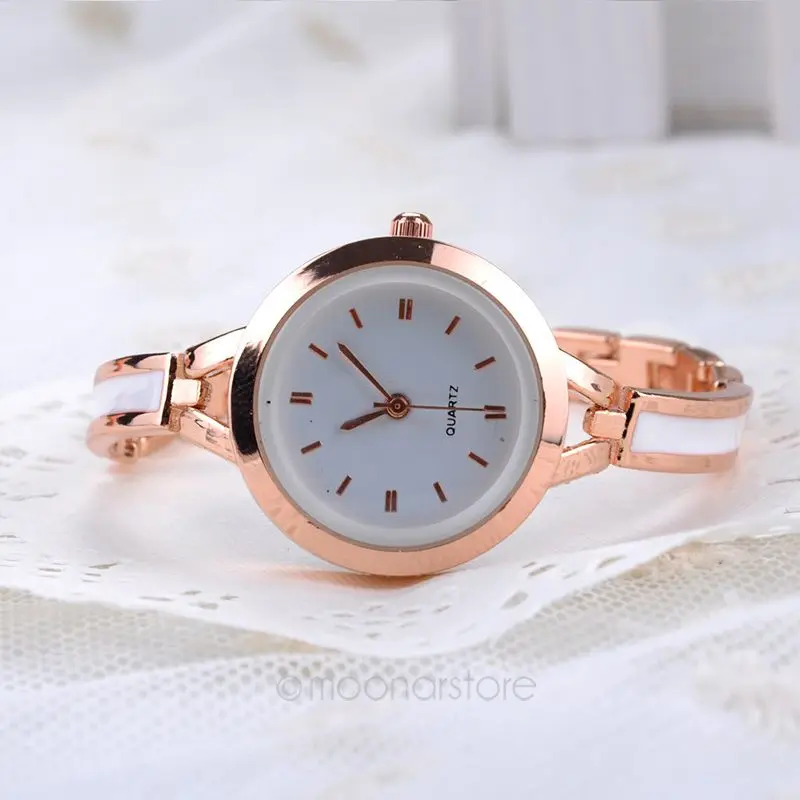 Модные элегантные женские студенческие браслеты круглый корпус наручные