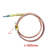 900mm length copper tube gas water heater thermocouple with m101 connector nuts