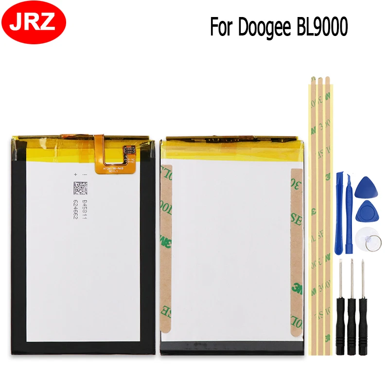 JRZ Для Doogee BL9000 батарея для телефона 9000 мАч Высокое качество Замена батареи +