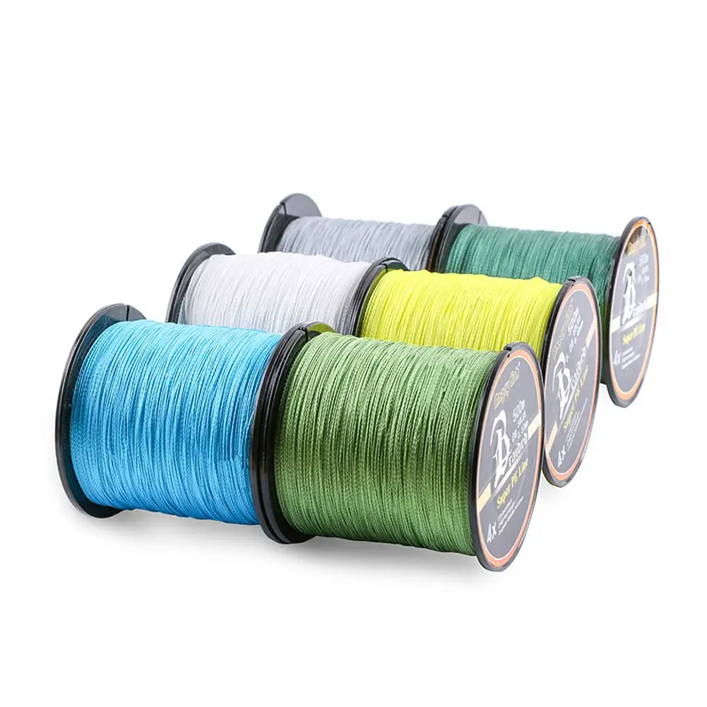 

Angryfish 4 Strands 500M 547Yds PE Braided Wire Fishing Line Super Strong Multifilament Fishing line 12-80LB 0.1-0.5mm Yellow