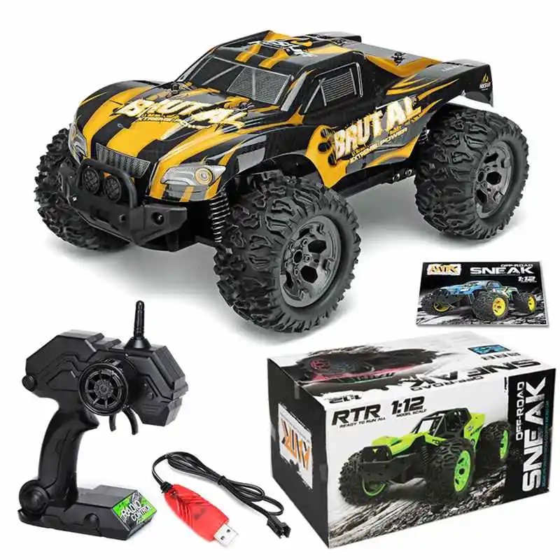 Модные 1/12 2WD дистанционное управление Высокое скорость электрические Монстры