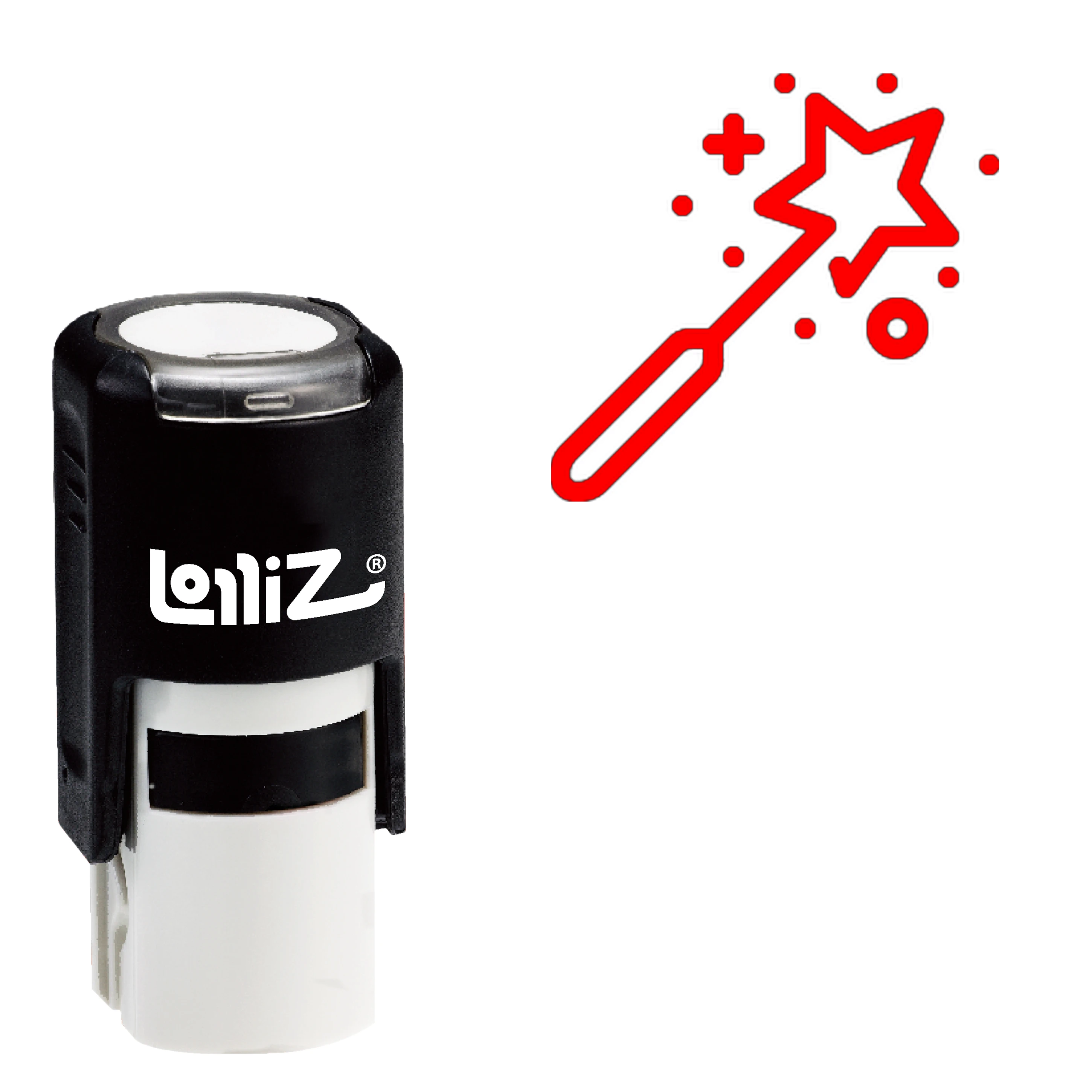 

LolliZ Magic Wand Self-Inking Rubber Stamp - Modern Symbol Series