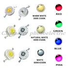 Светодиодные светоизлучающие диоды высокой мощности, 10-1000 шт., 1 Вт, 3 Вт, светодиодный s-чип SMD, теплый белый, красный, зеленый, синий, желтый для точесветильник светильников, точечных светильников