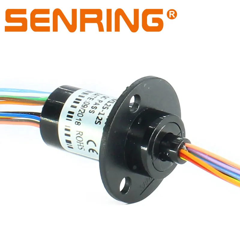 M125B-12S Capsule Slip Ring for Turret 360-Degree Rotation 12 Wires 1.5A with Outer Dia. 12.5mm Free Shipping
M125B-12S Capsule Slip Ring for Turret 360-Degree Rotation 12 Wires 1.5A with Outer Dia. 12.5mm Free Shipping