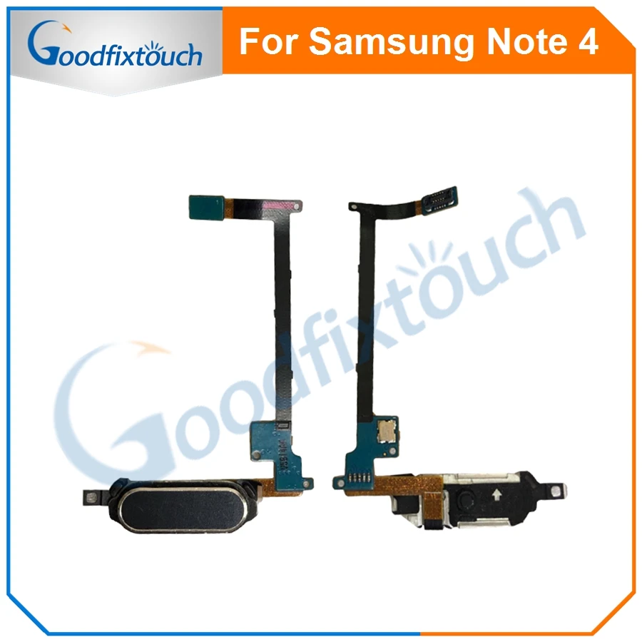 Original For Samsung Galaxy note 4 Fingerprint Sensor Scanner Flex Cable Home Button Return Key N910 N910F N9100 | Мобильные