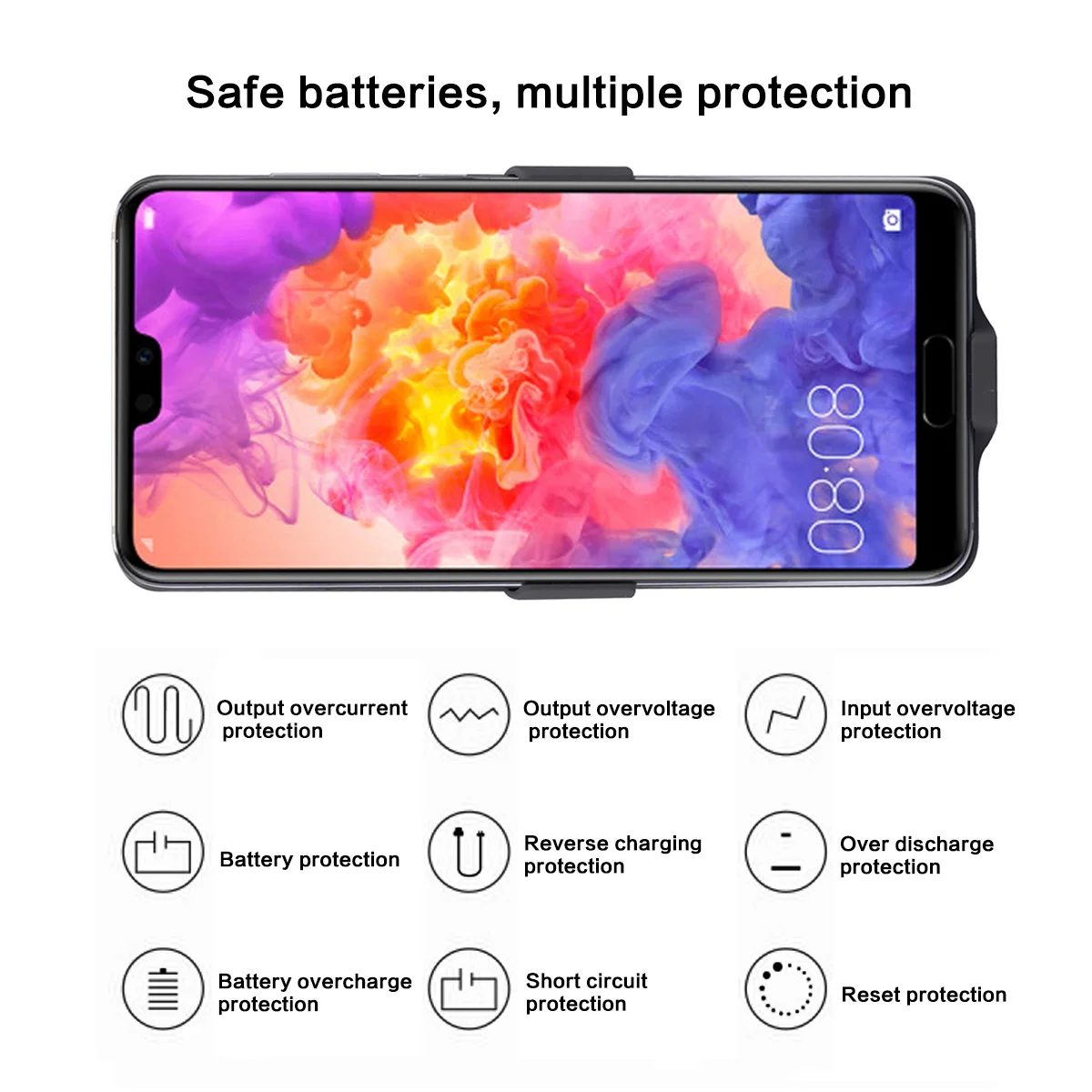 Чехол для зарядного устройства CASEWIN Xiaomi Mi 8 6000 мАч чехол зарядки с зарядным