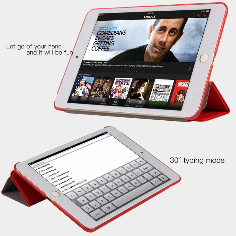 Чехол для нового iPad 9 7 2017 2018 A1893 A1822 ультра тонкий флип PU кожаный Стенд Смарт